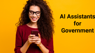 woman using government ai assistant