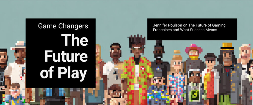 group of pixilated characters